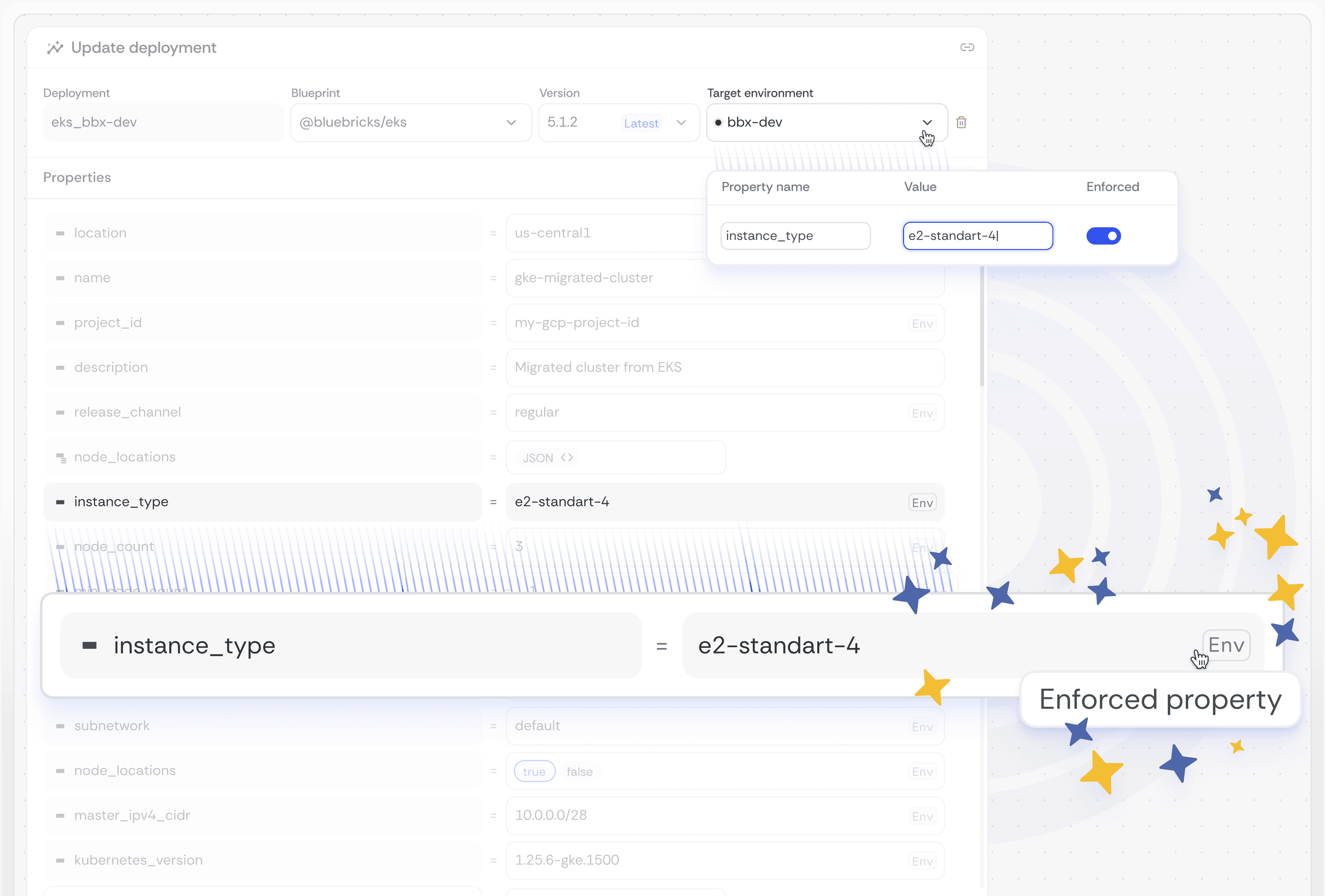 Environment Property Enforcement
