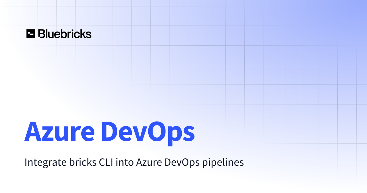 Azure DevOps | Bluebricks
