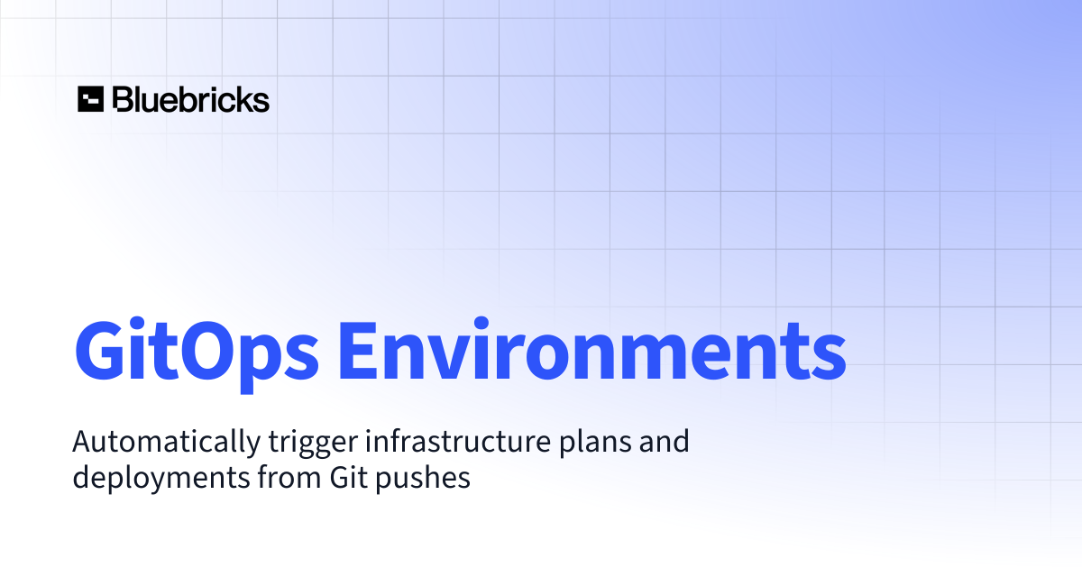 GitOps Environments | Bluebricks